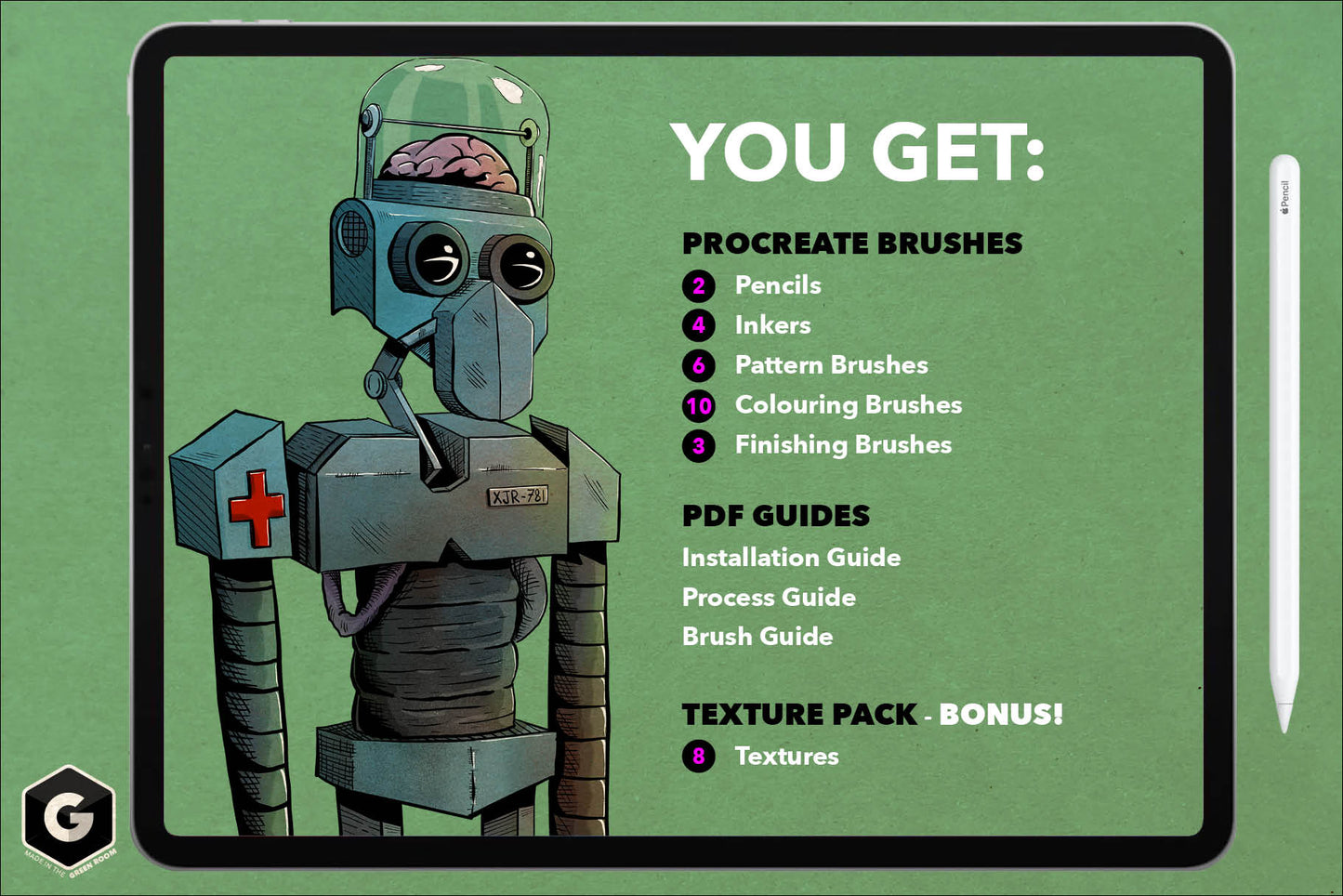 Blink - Brushes for comic and cartoon style in Procreate