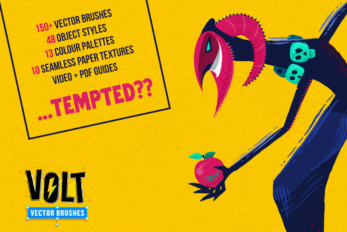 VOLT - Vector Brushes for Affinity Designer