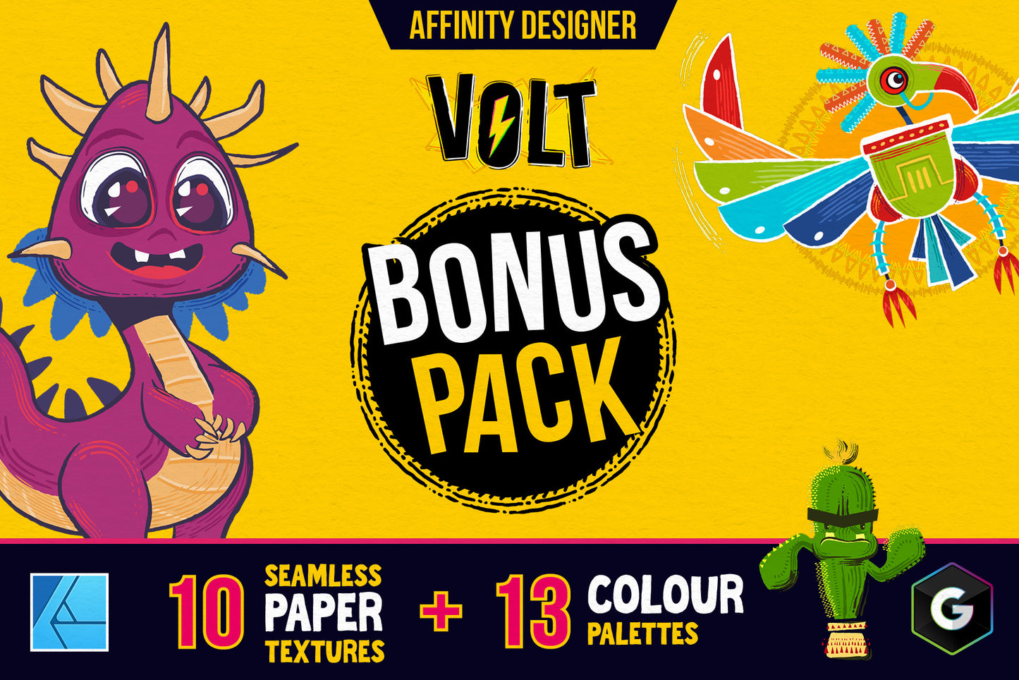 VOLT - Vector Brushes Bonus Pack Content