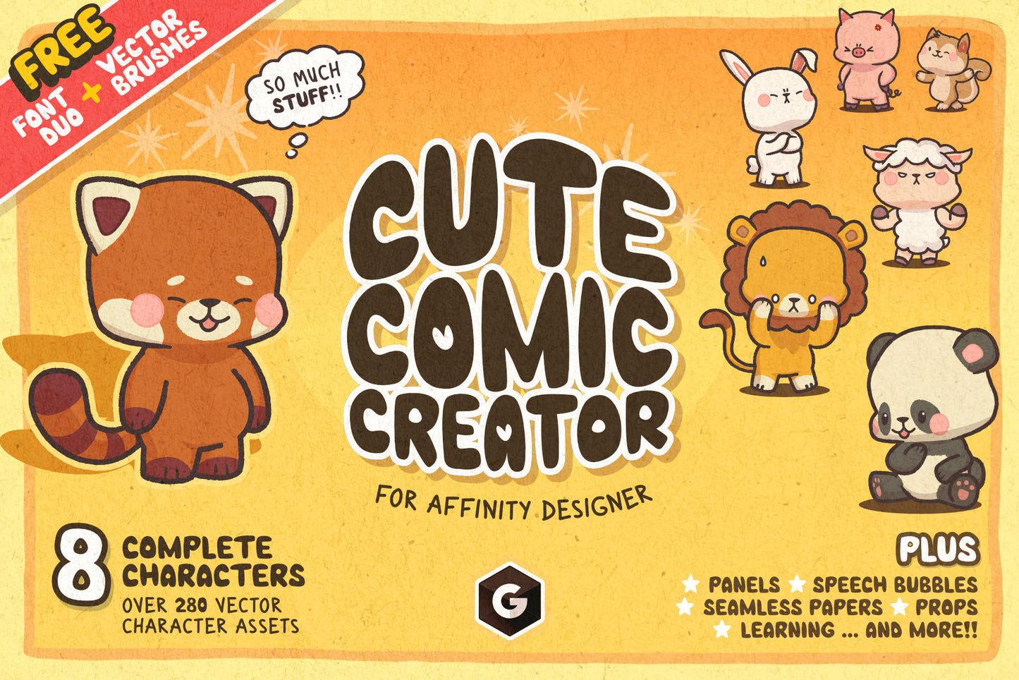 Cute Comic Creator for Affinty Designer