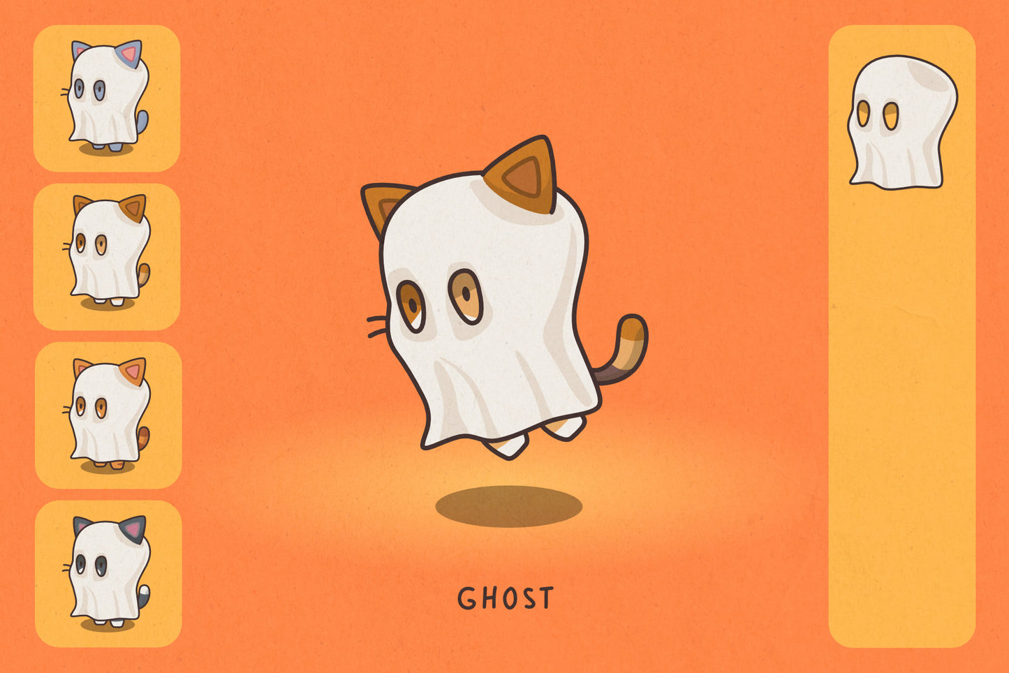 Cats in Costumes Halloween Edition - Cute Vector Illustrations