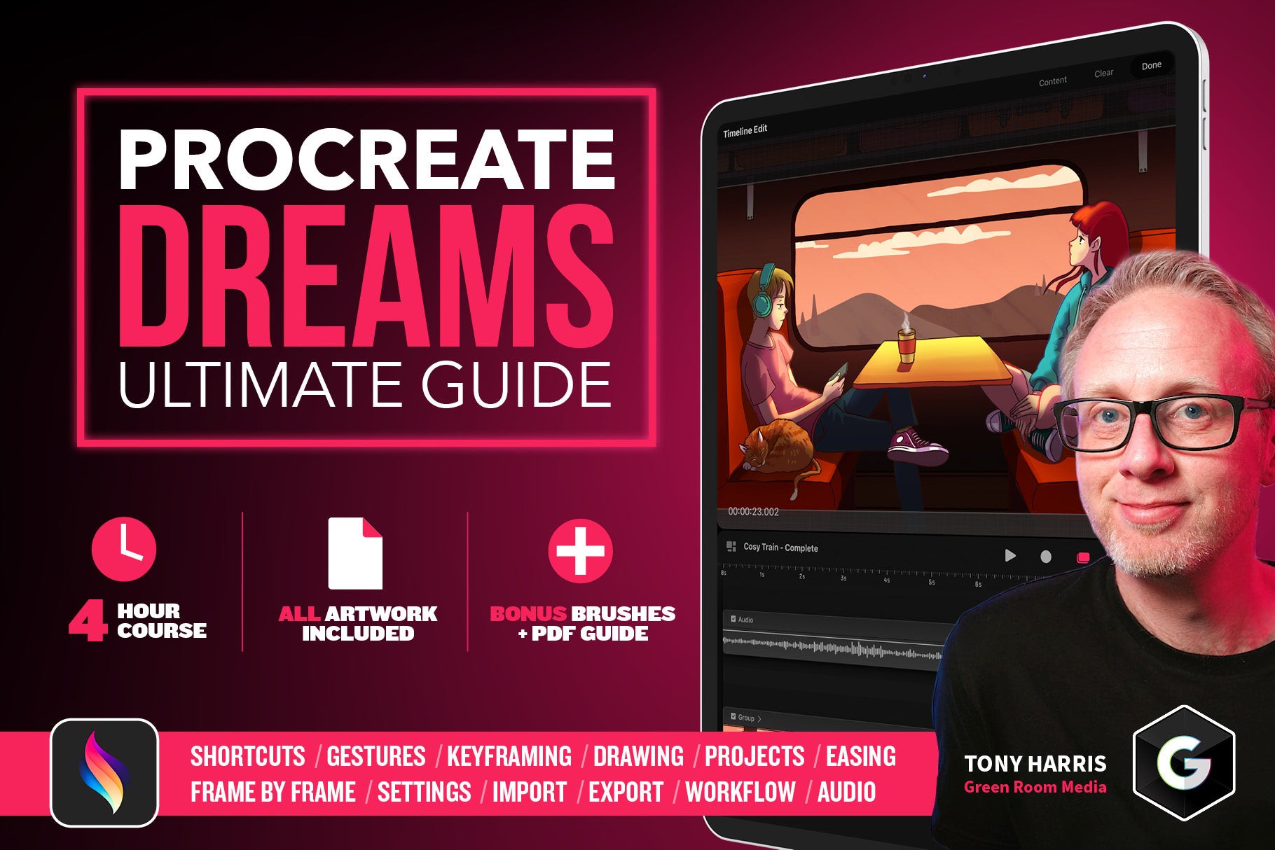 Procreate Dreams: Ultimate Animation Guide (Course) – Green Room Media Shop