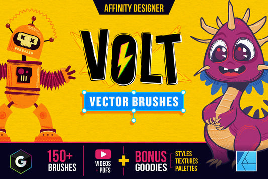 VOLT - Vector Brushes for Affinity Designer